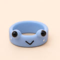 Frog Ring Polymer Clay Resin Rings fAnimal Jewelry for Women Girls Summer Fashion Travel Jewelry Gifts. 