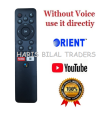 ORIENT smart LED TV Remote Control With out Voice command with YouTub button. 