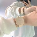 Minimalism Luxury Women Watches Luxury Square Dial Leather Strap Lady Watch New Quartz Watch for Couple Wristwatchs Montre Femme. 