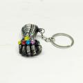 Marvel The Avengers 3 Infinity War Thanos Figure Gauntlet Key Chain Ring Toys New Thanos Figura Glove Toys. 