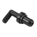 BRADOO- 90 Degree PCV Valve and Grommet Kit with SPORT Logo Emblem Car Trunk Fender Badge 3D Sticker. 