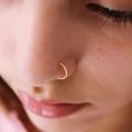 20 pieces of Stainless steel Fake Nose Ring Septum Ring 8/10mm  Hoop Cartilage Tragus Helix Lip Fake Piercing Cartilage Fake girls and woman Earrings Hoop 10 Gold 10 Sliver. 