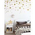 WallsArt Store Star Wall Decals - Gold Star Decals, Nursery Wall Decals, Star Wall Stickers, Removable Wall Decals, Kids Wall Decor , Nursery Decor. 