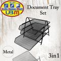 Metal Mesh File Rack, Metal Mesh Desk Organizer , Office Accessories, Office Desk Accessories, Office Desk Organizer , Office Table Accessories , 2- Tier File Tray, Desk Organizer, Desk Organizer, 2 Tier File Rack, , Office Document Tray. 