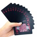 Planet T: PLAYING CARDS (PLASTIC) (BLACK & RED). 