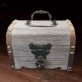 Wooden Piggy Bank Money Saver Storage Box Saving Box Treasure Box for Souvenir Home Decor. 