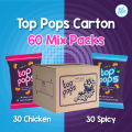 60 Top Pops Mix Packs (shop price Rs 10 per pack) with 5 Free Ben Ten Spinners. 