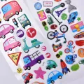 JETTING New Wholesale PC Mobile Phone Stickers Decor Laptop Skin 2PCS DIY Kawaii Cars 3D Paper Stickers. 