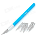 imported Quality Sharp Set of 7 Metal Precision Cutting knife Pen Cutter Precision Knives Extractor Style Hobby For Crafts Art Cutting Chisel Tool Sculptor Paper Carving Polymer Clay. 