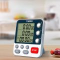 Digital Dual Kitchen Timer 3 Channels Count UP/Down Timer Cooking Timer Stopwatch Large Display Adjustable Volume. 