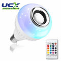 UDANA CORTEX Bluetooth Speaker Bulb Smart LED Bulb - RGB Smart Music Bulb with Remote Control – Dimmable Lamp 12W - RGB Light With Smartphone App control. 