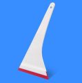 Rubber Blade Side Wiper with Long Handle Window Tint Tool Foot Scraper for PPF Vinyl Wrap Installation Squeegee. 