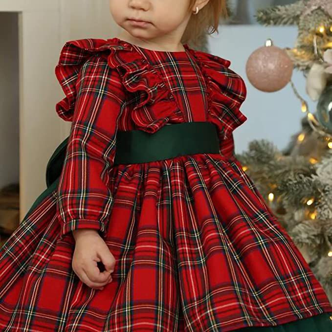 Baby%20Toddler%20Clothes%20Girl%20Christmas%20Outfit%20Baby%20Clothing%20Christmas%20Dress%20Bowknot%20Plaid%20Long%20Sleeve%20Princess%20Dresses%20Autumn%20Winter%20Newborn%20Toddler%20Baby%20Gift%20for%203-4%20years%20Gril%20-%20Image%203