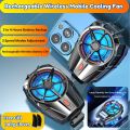 X52 Universal Rechargeable Battery Wireless Mobile Cooling Fan With Three Speed Modes Heat Sink Radiator Game Silent Cooler System | Adjustable Portable Turbo Hurricane Phone Gamepad Holder | For Gaming PUBG, Free Fire. 