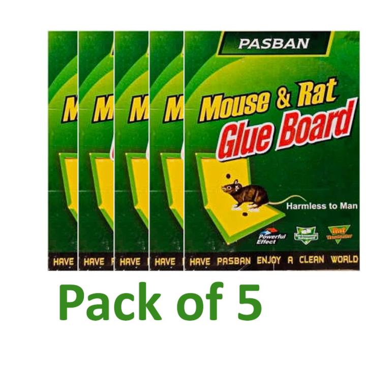 Mouse Glue Trap - Rat Killer Glue Mat (Pack Of 5) Mouse Glue Trap - Mouse Glue Board - Rat Killer Trap - Rat Killer Glue Book - Rat Killer Glue Mat Mouse Book (Pack Of 5 )