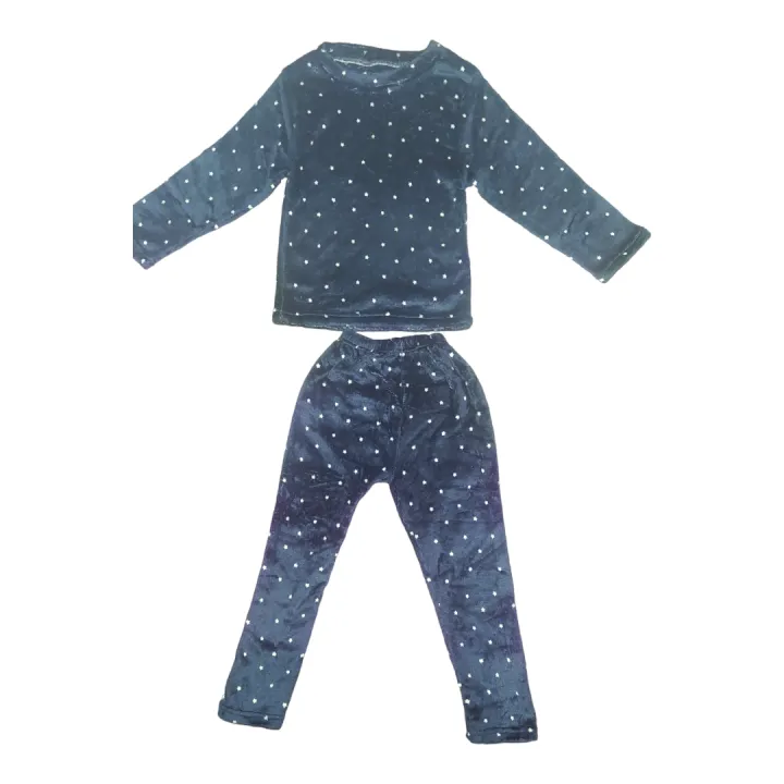 Velvet baby suit for girl kids for winter 2-3 years olds kids (imported quality)
