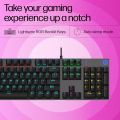 Gaming Keyboard HP Gk400F Mechanical USB Gaming Keyboard, Blue switch Dust & Spill Resistant,RGB Backlit Keys,Metal Panel,Full-Sized Keyboard Design. 