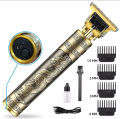The Professional Dragon Style Vintage T9 Hair Trimmer for Men offers a precise and stylish grooming experience. This professional hair clipper features an adjustable blade, functioning as a hair trimmer and shaver.. 