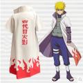 【ALLGOOD】YHYT Man Adult Naruto Shippuden Cosplay Cloak 4Th Hokage Cloak Robe White Cape Dust Coat Unisex Fourth Hokage Namikaze Minato Uniform. 