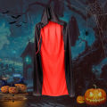 【DM bag factory Store】59 Inch Double Sided Cloak Unisex Hooded Witch Scary Halloween Vampire Cloak for Cosplay Festivals Haunted House Costumes. 