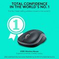 Logitech High-Copy M185 Wireless Mouse | 2.4GHz Stable Connection | USB Nano Receiver | Plug and Play | Ergonomic Compact Design | Long Battery Life | High-Precision Optical Sensor | Reliable Performance | For PC Laptop Mac Windows Android Devices. 