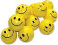 Happy Smiley Stress Reducing Hand Pressable Smile Soft Ball Smiley Face Stress Ball Stress Relief Balls, Hand Exercise Therapy Balls Squeeze Balls Strees Relief Ball Pack Of 3. 