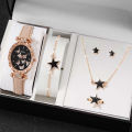 Butterfly Jewelry and Fashionable 6Pcs Quartz Watches for Women On-the-Gofor Women Ladies. 