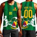 Africa Cameroon Flag Map 3D Print Tank Top For Men Clothes National Emblem Lion Vest Dashiki Paisley Waistcoat Sport Jersey Tops. 