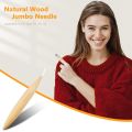 Bamboo Circular Knitting Needles Set for Chunky Yarn US Size 19,35,50. 