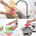 Pack of 3 - Silicone Sponge Dish Washing Kitchen Scrubber - Dish Sponge Kitchen Sponges Dishes Silicone Scrubber Kitchen Sponge Dish Sponges Gadgets Brush Accessories Cleaning Washing Scrub. 