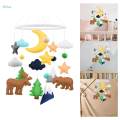 Crib Hanging Toys Sensory Toy Photography Props Baby Crib Mobile for Nursery. 