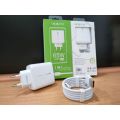 65W Super VOOC Flash Wall Charger Adapter With USB Type C Super Vooc Charge Cable. 