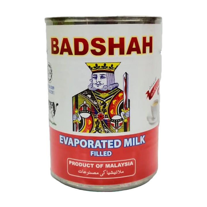 Badshah Evaporated Milk, 390gm (Malaysia)