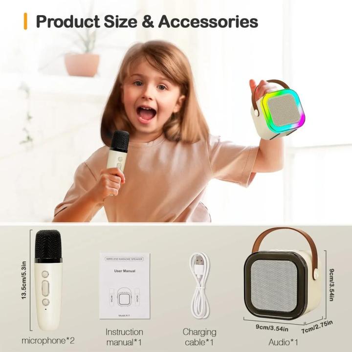 K12%20Wireless%20Audio%20Microphone%20Bluetooth%20Speaker%20Portable%20Stereo%20Speaker%20Bluetooth%20Speaker%20Karaoke%20Speaker%20with%20Mic%20-%20Image%205