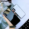 Protect Cover For OPPO F15 case Glass silicon Full Protection Tempered Glass Phone Cases for OPPO F15 Back Cover For girls and Boys. 