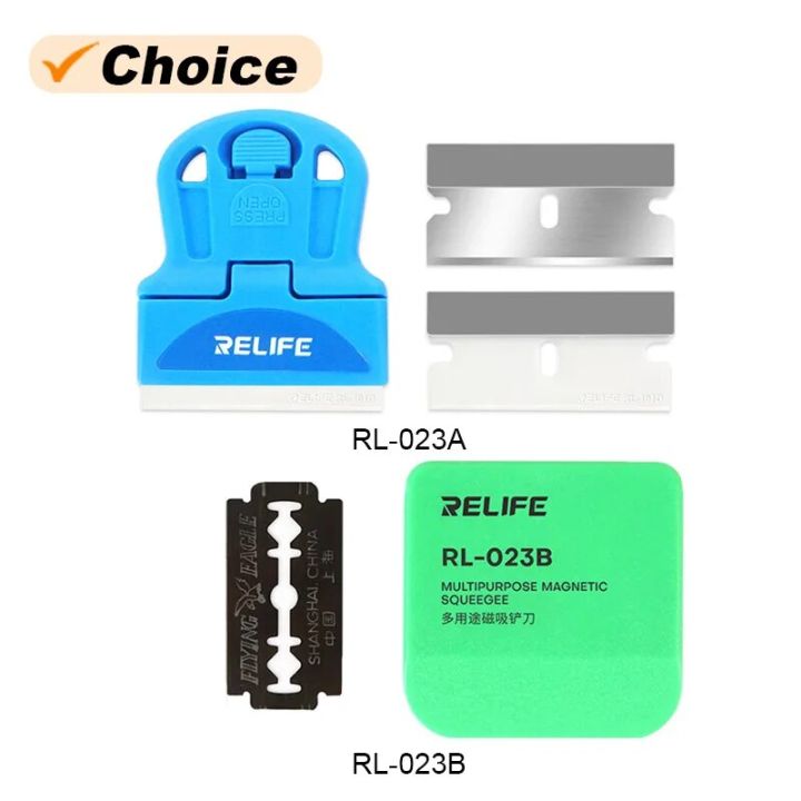 RELIFE RL-023A RL-023B Multipurpose Glue Removal Blade for Mobile Phone Repair High Hardness LCD Screen Frame Disassembly Blade