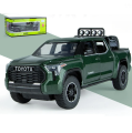 1:24 TOYOTA TUNDRA Alloy Car Model Simulation Diecast Metal Toy  Vehicle Model Sound And Light Pull Back Cars Toys Kids Boys Gift ||AT040. 