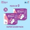 Leo 7 Days -Sanitary Napkins– Size – XX-Large – 16 Pcs (Pack of 2). 
