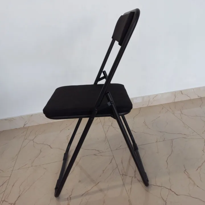 Folding%20Metal%20Chair%20Foam%20Seat%20and%20Back%20Black%20Color%20-%20Image%203