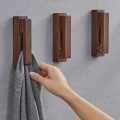 Towel Holder " for Room, Washroom, Kitchen, and Outdoor Drying | Wooden Towel Holder Stand for Bedroom, Bathroom, and Kitchen |  Towel Holder for Washroom, Room, Drying, and Kitchen | Towel Holder Self-Adhesive| Towel Holder for Washroom, Bathroom,.. 