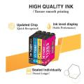 Hicorch T1285 Ink Cartridges Replacement for Epson T1281 T1282 T1283 T1284 Multipack Compatible with Epson Stylus SX235W SX425W SX130 SX125 S22 SX230 SX420W SX430W SX440W Office BX305FW,5-pack (2* T1281 Black , 1* T1282 Cyan , 1* T1283 Magenta , 1* T1284. 