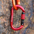 Green Home Safety Buckle Heavy Duty O-type Rappelling Climbing Carabiner. 