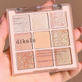 9 Colors Milk Tea Eyeshadow Pearlescent Matte Nine Palace Eye Shadow Makeup Long Lasting Glitter Light  Pigment Makeup Palette. 