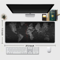 Large Gaming Mouse Pad XL Waterproof Anti-Slip Mousepad for PC Laptop, Full Desk Mat for Gamers & Office Use (Black) by Panorama. 
