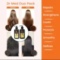 DR MED Keratin & Argan Shampoo + Conditioner Duo Pack - Protect From UV Damages And Nourishes Scalp 350ML.. 