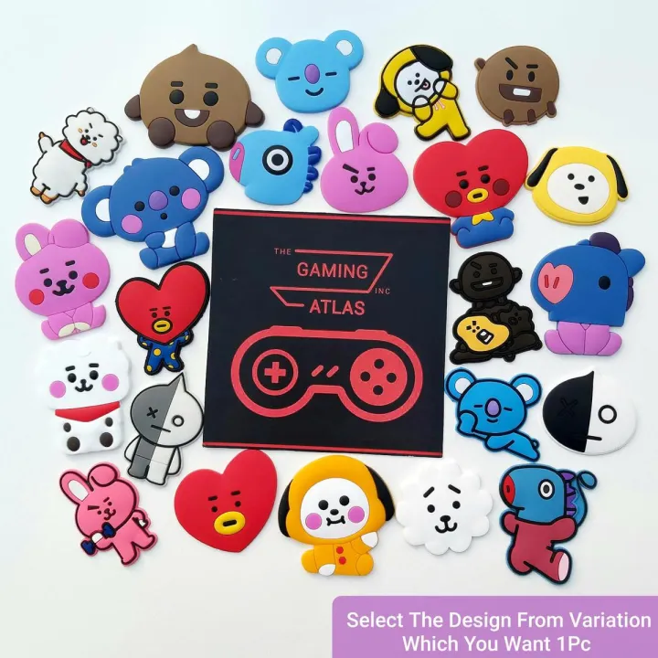 BTS%20PopSocket%20BT21%20Characters%20Cartoon%20Grip%20and%20Stand%20for%20Mobile%20Phones%20and%20Tablets,%201%20Piece%20-%20Image%203