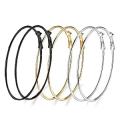 Large Circle Personality Super Big Circles Hoop Earrings For Women Fashion Gold Silver Color Jewelry Trendy Retro Big Round Circle Earrings. 
