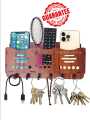 Wall-Mounted Wooden Organizer for Keys, Phone, and Other Essentials - Modern Home Decor Accessory. 