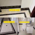 Self-adhesive Border Sticker Marbled Wood Grain Waterproof Wall Sticker Floor Bathroom Door Frame Window Sill Decoration Sticker. 