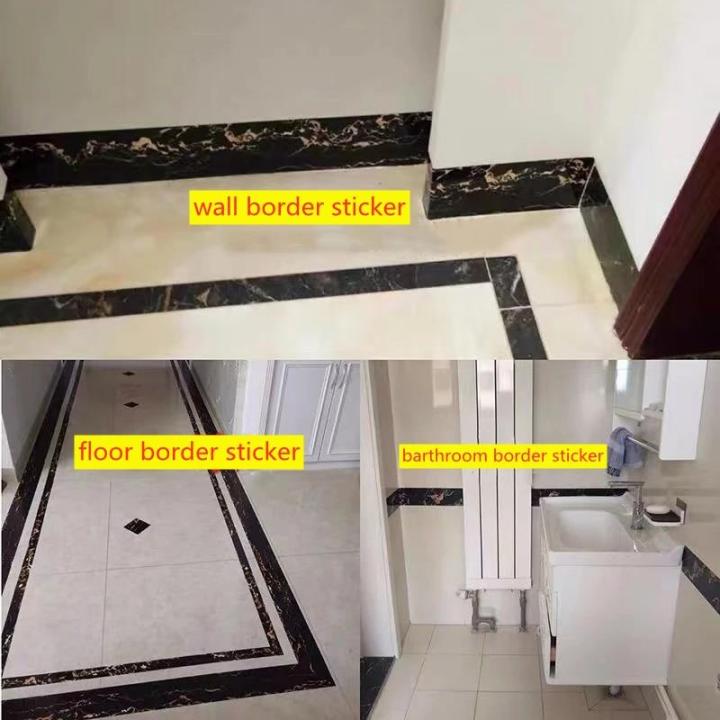 Self-adhesive%20Border%20Sticker%20Marbled%20Wood%20Grain%20Waterproof%20Wall%20Sticker%20Floor%20Bathroom%20Door%20Frame%20Window%20Sill%20Decoration%20Sticker%20-%20Image%202